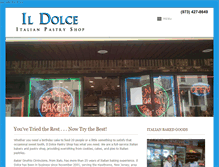 Tablet Screenshot of ildolcepastryshop.net